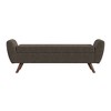 HomePop Modern Boucle Storage Bench with Wood Legs - 4 of 4