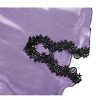 INSPIRE CHIC Women's Satin Lace Trim Sleepwear Nightgown Pajama Slip Dress - 4 of 4