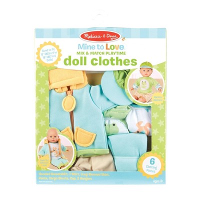 melissa and doug 12 inch doll clothes