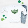 Simply Sage Market S.W.Smiley Happy Go Lucky Smiley Face Sweatshirt - 3 of 4