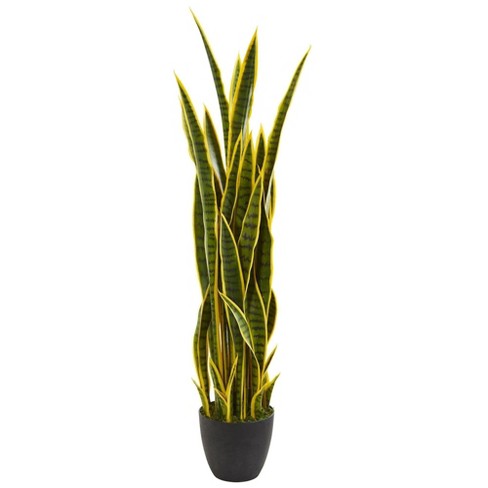 Nearly Natural 4-ft Sansevieria Artificial Plant : Target