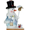 Steinbach Snowman Series Nutcrackers, Limited Edition Birdy Snowman, 12" - 4 of 4