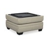 Signature Design by Ashley Luxora Contemporary Ottoman With Storage, Bisque - 4 of 4