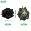 Unique Bargains Fabric Floral Wedding Party Rose Hair Clip Brooch 1 Pc - 3 of 4