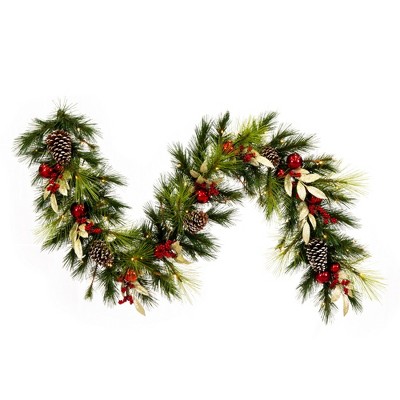 Vickerman Red and Gold Artificial Garlands