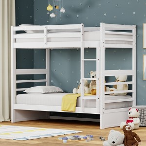 Glenwillow Home Plana Solid Wood Bunk Bed - 1 of 4