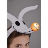 HalloweenCostumes.com One Size Fits Most  Girl  Nightmare Before Christmas Zero Plush Headband & Collar Kit, White/Orange/Pink - 2 of 4