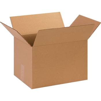 The Packaging Wholesalers 13.75" x 10.25" x 9.13" Shipping Boxes 32 ECT Brown 25/Bundle BS131009