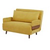 Racxily 3-in-1 Sven Sofa Bed, Upholstered Convertible Sleeper Accent Chair - 2 of 4