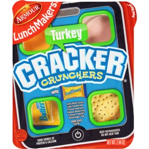 Armour LunchMakers Turkey Cracker Crunchers - 2.44oz - 1 of 4