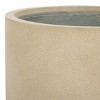 Braslen Concrete Ficonstone Planter - Indoor/Outdoor - PAT1516 - Sandy Beige - Safavieh - 4 of 4