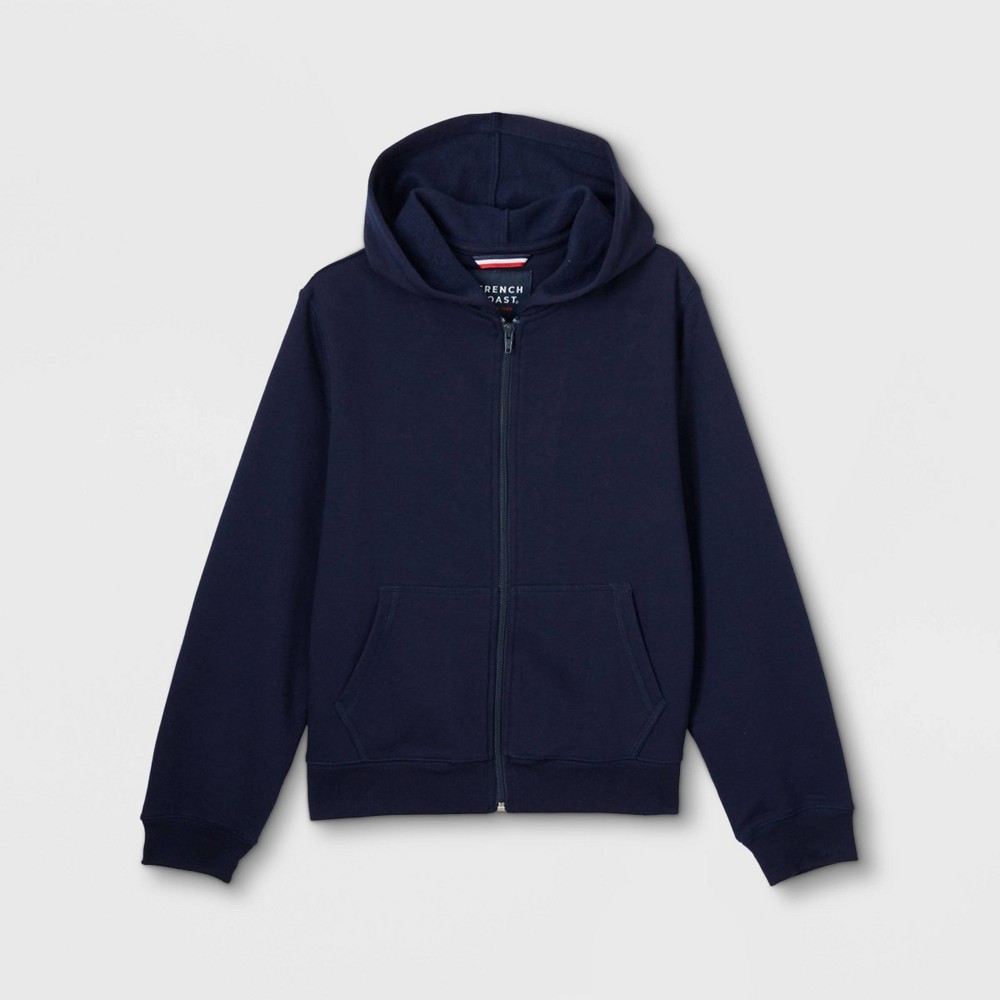 French Toast Boys' Fleece Hoodie Uniform Sweatshirt - Navy S, Boy's, Size: Small, Blue was $16.98 now $7.64 (55.0% off)