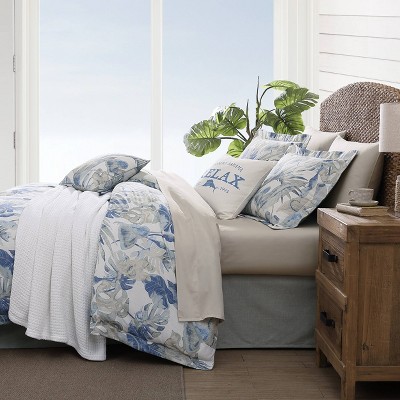 Tommy Bahama Queen 4pc Raw Coast Comforter Set Blue - Tommy Bahama: Bedding, Reversible, OEKO-TEX Certified — фото 6