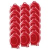Sterilite Clear Lid Red Base Nesting Storage Christmas Wreath Box (18 Pack) - image 2 of 4