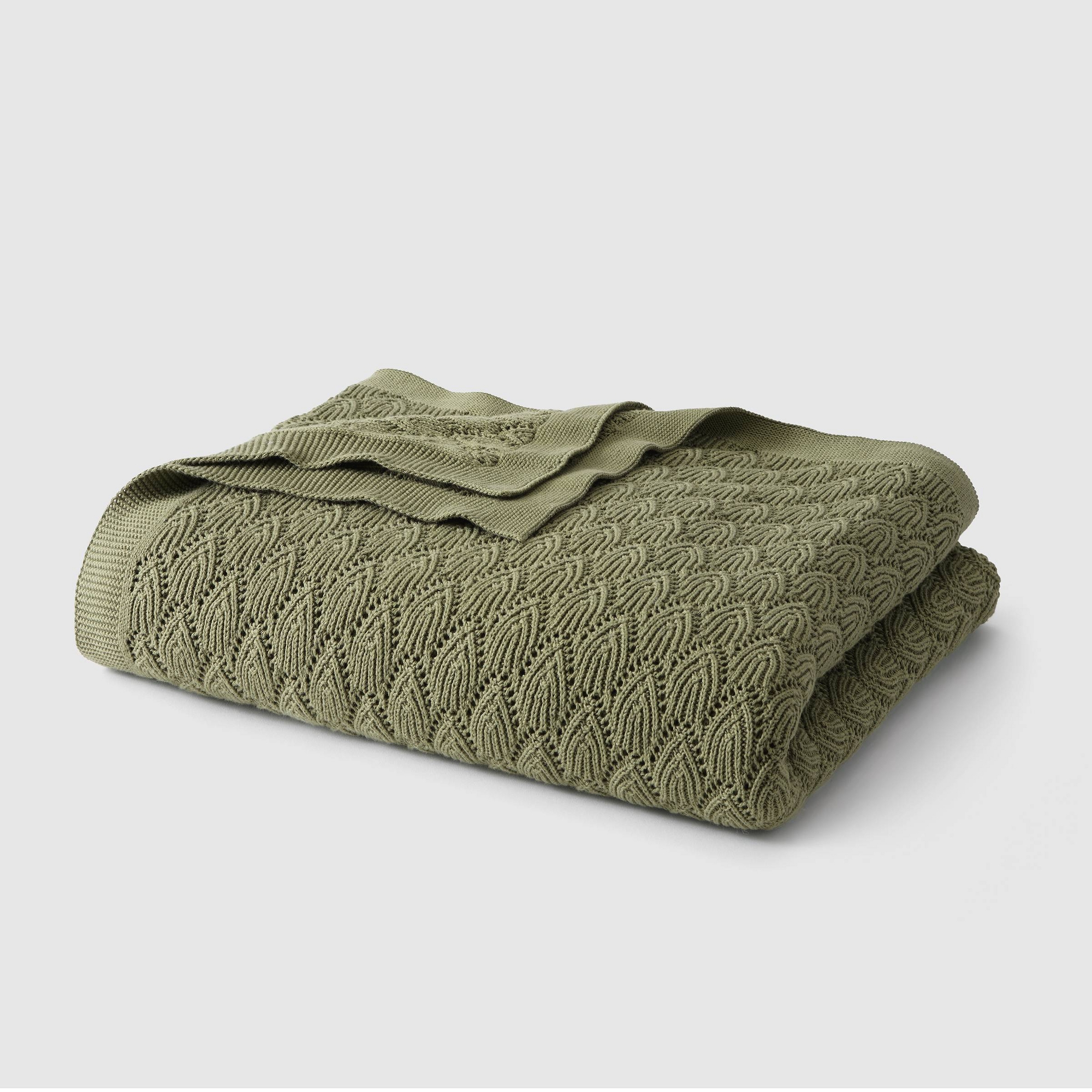 Jeremiah Brent Home Pointelle Throw
