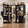 Aheaplus Freestanding Closet Organizer System with 5 Drawers & 12 Shelves - 3 of 4