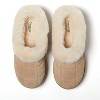 Fireside by Dearfoams Women's Bendigo Genuine Shearling Quilted Platform Clog Slipper - 4 of 4