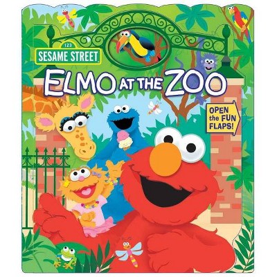 Sesame Street: Elmo at the Zoo, 1 - (Open Door Book) by  Lori C Froeb (Board Book)