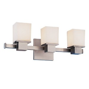 Hudson Valley Lighting Milford 3 - Light Vanity in  Satin Nickel - 1 of 1