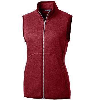 Cutter & Buck Mainsail Basic Sweater-Knit Womens Full Zip Vest