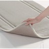 Home Mart Goods Grey Ultra Soft Thick Memory Foam Non-Slip Absorbent Bathroom Bath Mat Runner - 24"x60" - 2 of 3