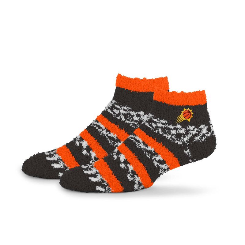 NBA Phoenix Suns Multi Stripe Fuzzy Socks, 1 of 4