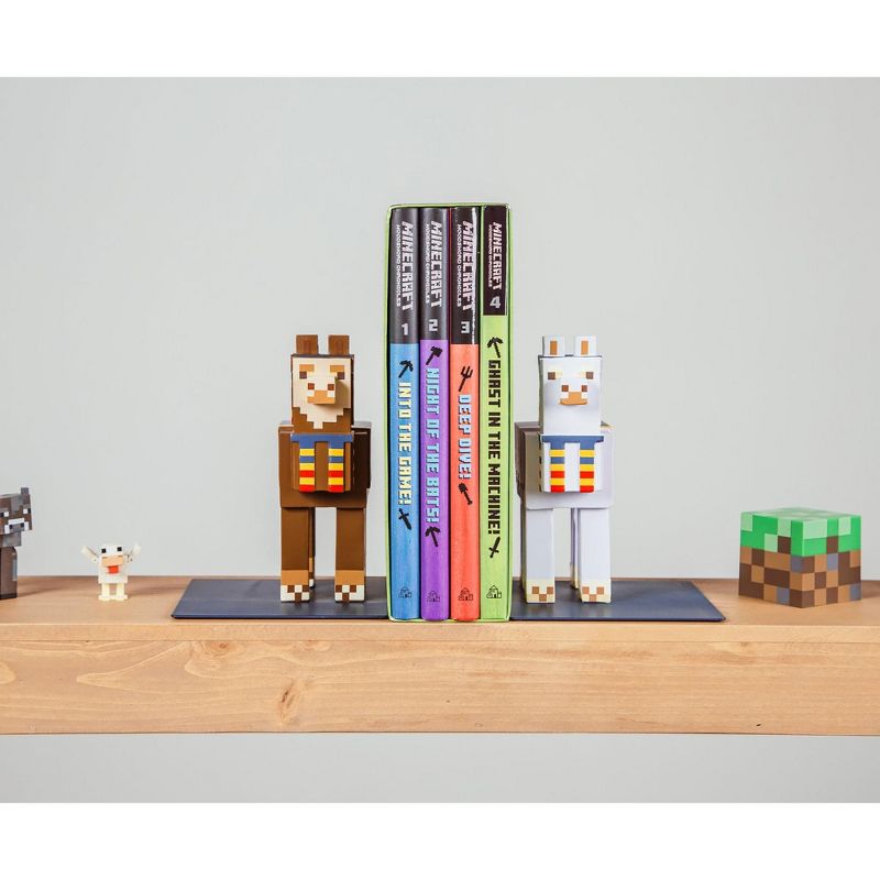 Ukonic Minecraft 6-Inch Llama Bookends | Set of 2, 4 of 7