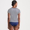 Lands' End Women's Cap Sleeve Fitted with Built in Bra UPF 50 Rash Guard - 2 of 4