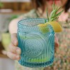 10 oz. Retro Arch Floral Ribbed Glassware - 4 of 4