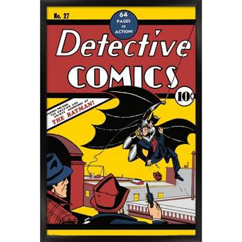 Trends International 24X36 DC Comics - Batman - Detective #1 Framed Wall Poster Prints