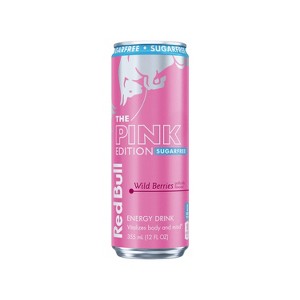 Red Bull Sugarfree Pink Edition Energy Drink - 12 fl oz Can - 1 of 4