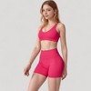 Anna-Kaci Active Women's High Waist Seamless Biker Shorts with Wide Waistband and Stretch Fit for Active Comfort - 3 of 4