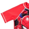 Marvel Avengers Spider-Man Hulk Black Panther Iron Man Thor Rash Guard Swim Shirt Toddler - 4 of 4