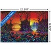 Trends International Danny Flynn - Red Jungle Unframed Wall Poster Prints - 3 of 4