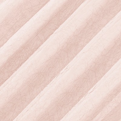 Blush Sheer Polyester Tab Top Window Panel, 51" x 63"