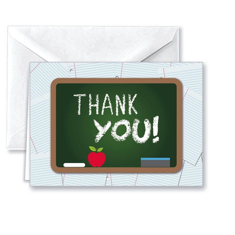 Paper Frenzy School Thank You Note Cards & White Envelopes -- 25 pack, 4 of 7