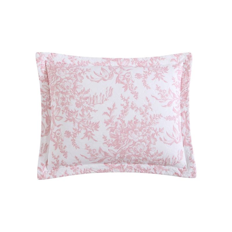 Bedford Cotton Quilt Set Pink - Laura Ashley, 6 of 10