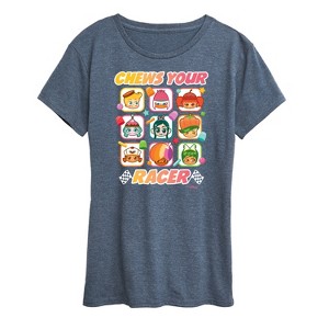 Women's - Disney - Chews Your Racer Short Sleeve Graphic T-Shirt - 1 of 4