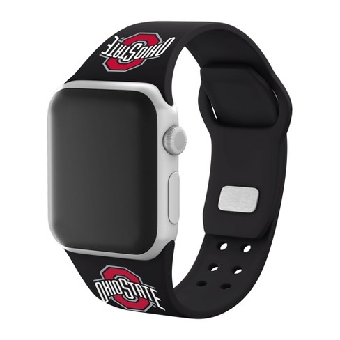 Ncaa Ohio State Buckeyes Silicone Apple Watch Band 42 44 45mm