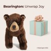 Bearington Grizby The Brown Bear 13 Inches Tall, Realistic Plush Ultra-Soft Stuffed Animal Toy - 4 of 4