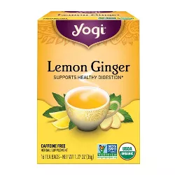 Yogi Tea Lemon Ginger Tea Bags - 16ct
