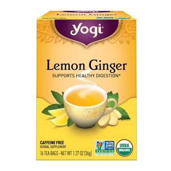 Yogi Tea Lemon Ginger Tea Bags - 16ct