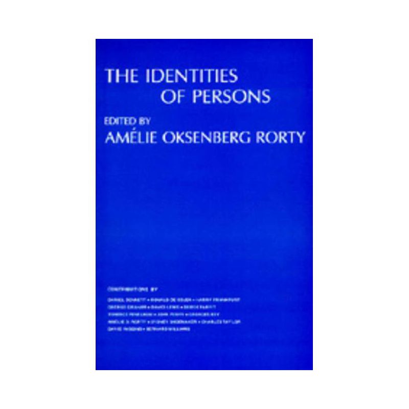 The Identities of Persons - (Topics in Philosophy) by  Amélie Oksenberg Rorty (Paperback), 1 of 2