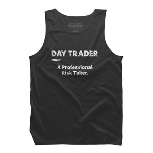 Men's Design By Humans Day Trader Definition By MadderTees Tank Top - 1 of 2