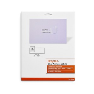 Staples Laser/Inkjet Address Labels 1 x 2 18086 - 1 of 4