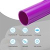 Unique Bargains High Impact Water Plumb Cable Sleeve PVC Rigid Round Pipes 20" Length - 3 of 4