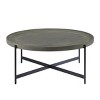 3pc Brookline Table Set Concrete Gray - Alaterre Furniture - 2 of 4