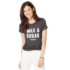 Aeropostale Womens Milk & Sugar Graphic T-Shirt - 1 of 2