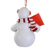 Kurt S. Adler 3.5 Inch Hershey Snowman Christmas Candy Chocolate Tree Ornaments - 2 of 3