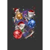 Men's Lost Gods Xmas Cats in Space T-Shirt - 2 of 4